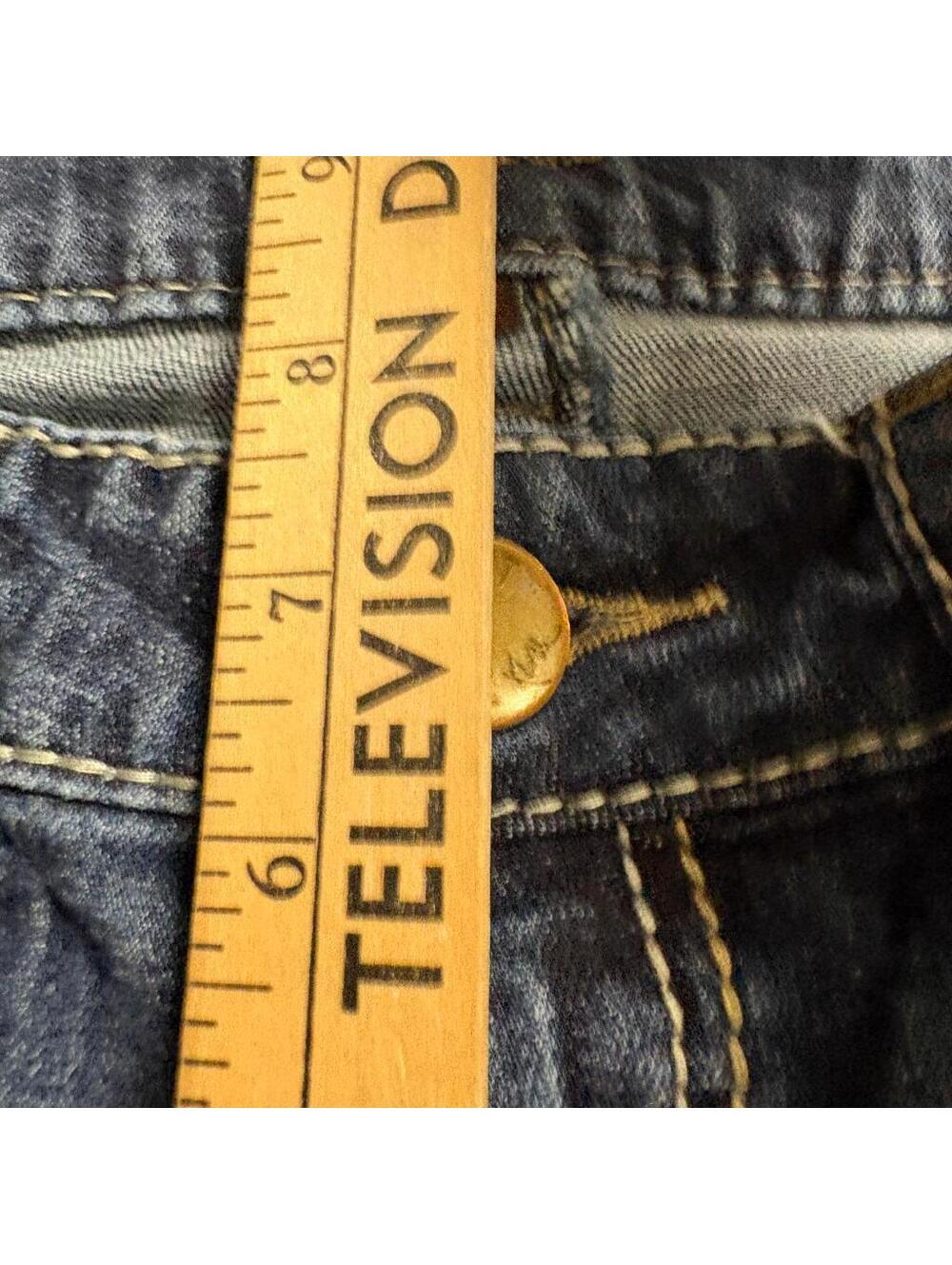 Kut from the Kloth Bootcut Jeans Womens Size 6 Blue Denim Stretch Flap Pocket - Picture 8 of 12